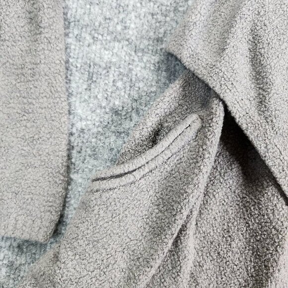 Barefoot Dreams Cozychic Lite Island Wrap Open Cardigan Style 903 Gray Sz X/XL - Picture 4 of 11